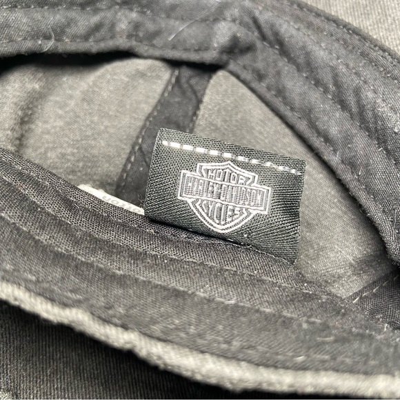 Harley Davidson Black Distressed Denim Baseball Hat from Harley Davidson Museum - Picture 4 of 5